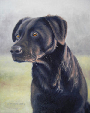 Painting of Labrador 