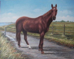 Painting of horse