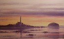 Print of original oil painting of Sunset at Turnberry, Ayrshire