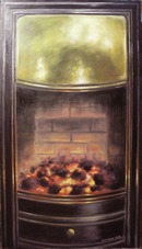 Commissioned Illustration of fireplace